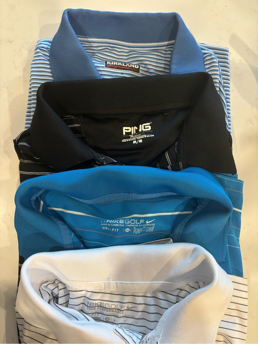 Lot of 4 Men's Golf Polos - mediums